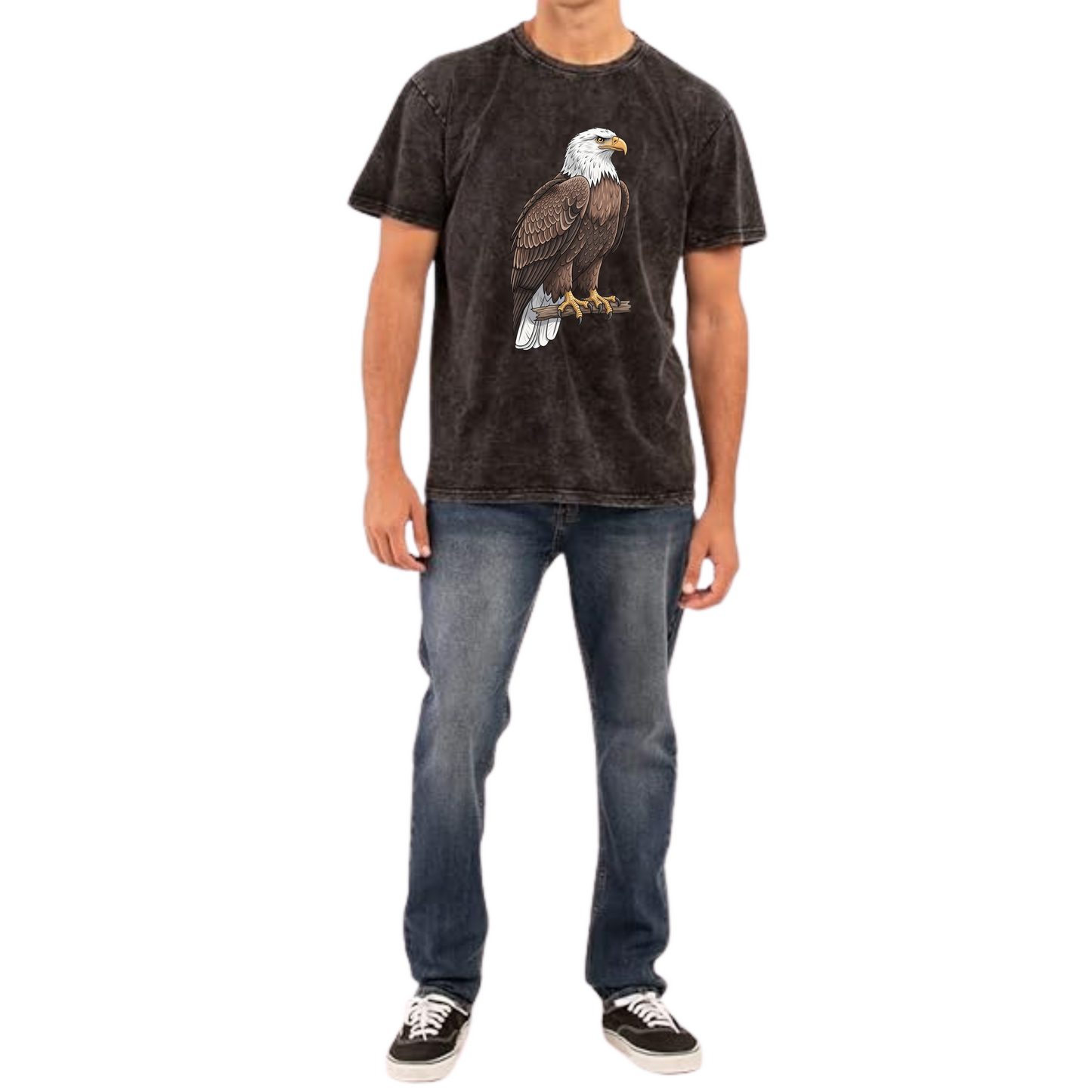 POLO EFECTO LAVADO HOMBRE AGUILA