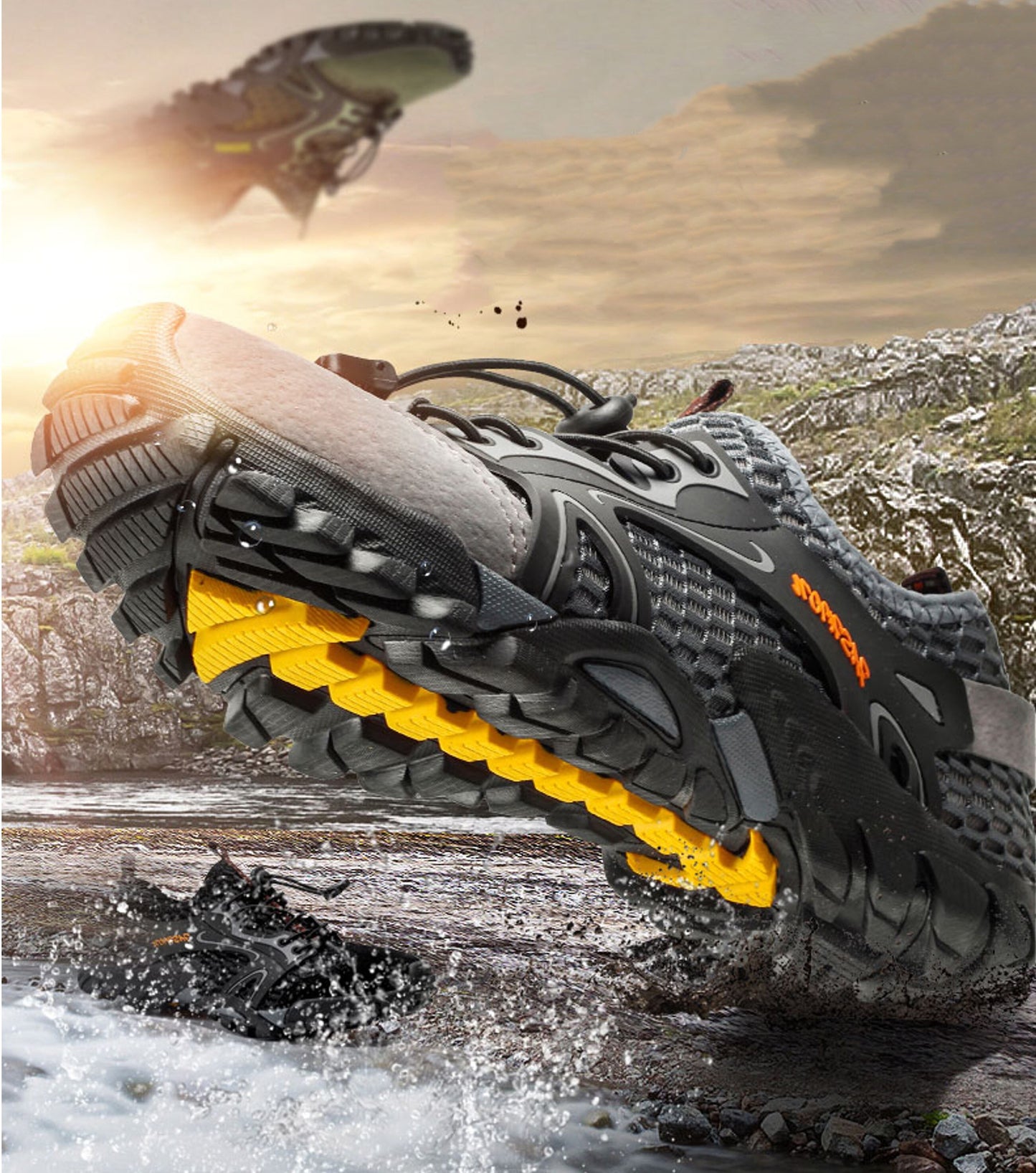 Zapatillas Trekking Unisex Aquamoda TREKK2AP PLOMO