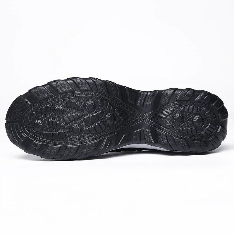 Zapatillas casuales con Capsula de mujer AQUAMODA M1ANB Negro suela blanca