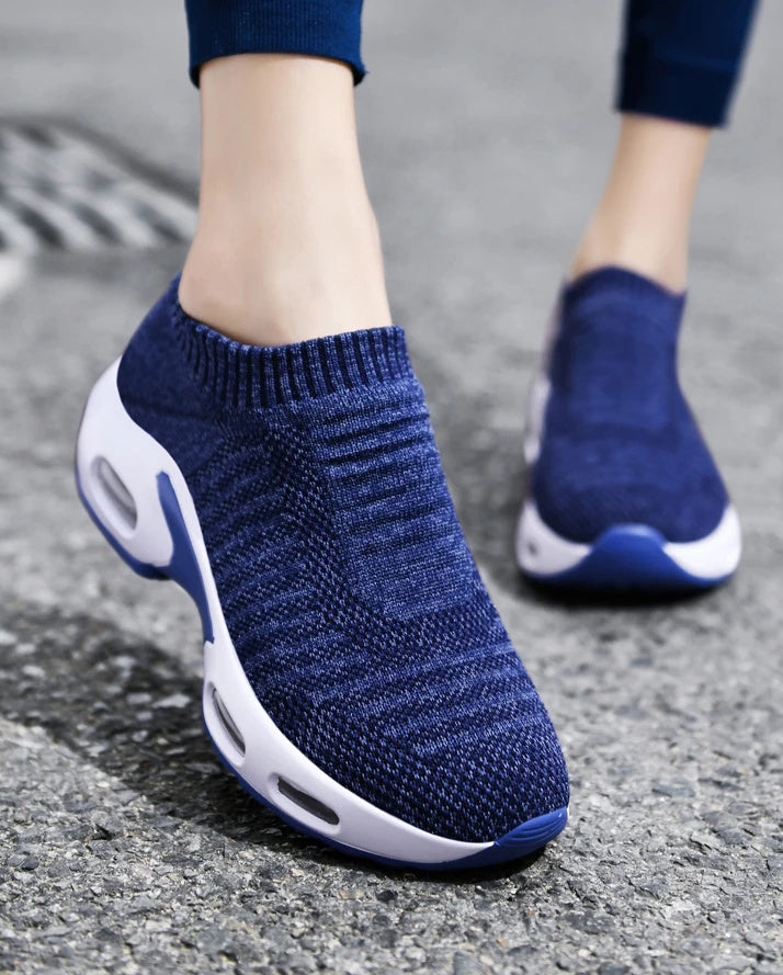 Zapatillas Casuales con Capsula Mujer Aquamoda Z2PAN AZUL noche