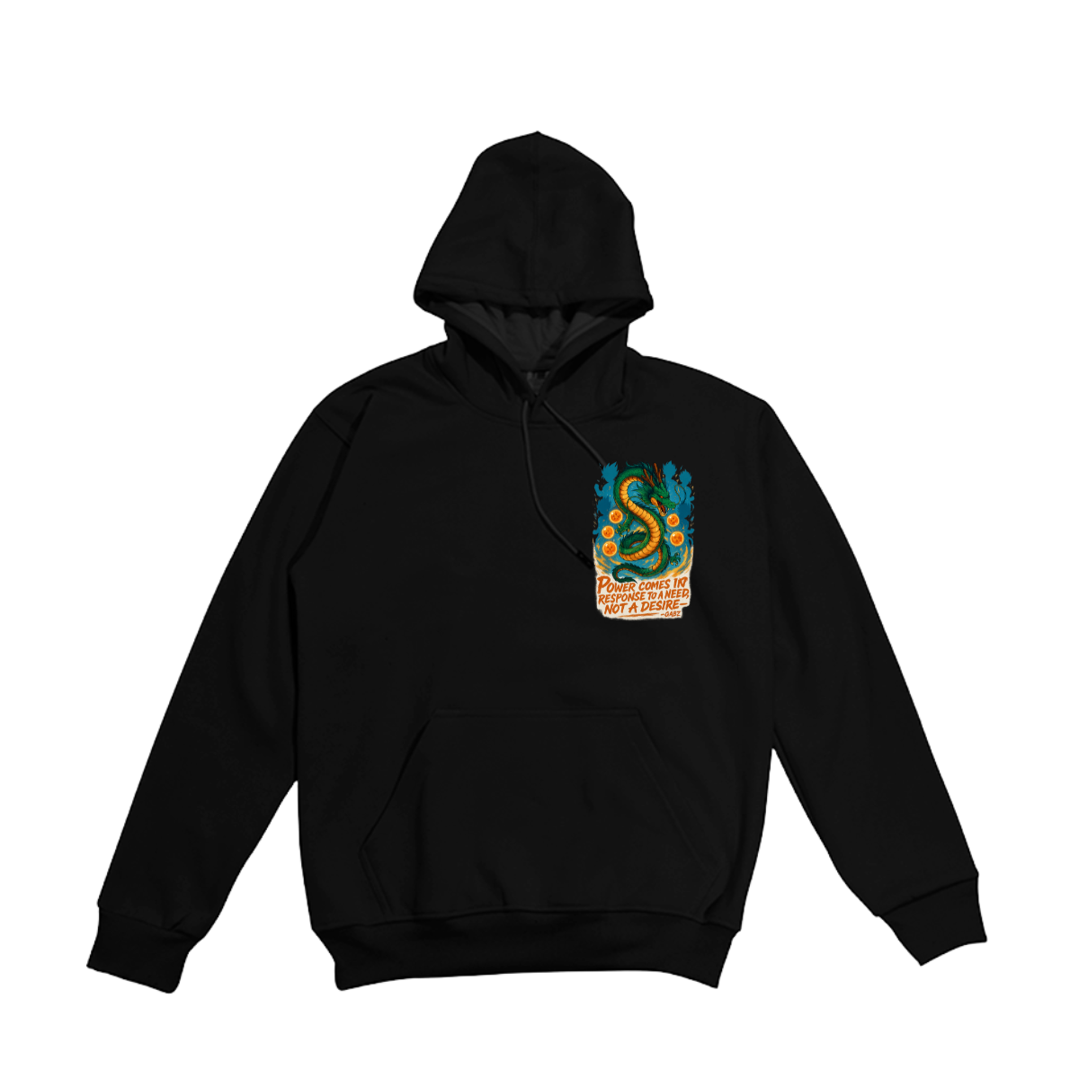 Polera manga Larga Dragon Legend GABZ PNMLDLG color Negro