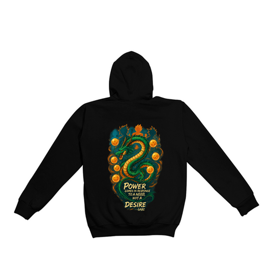 Polera manga Larga Dragon Magic GABZ PNDMG color Negro