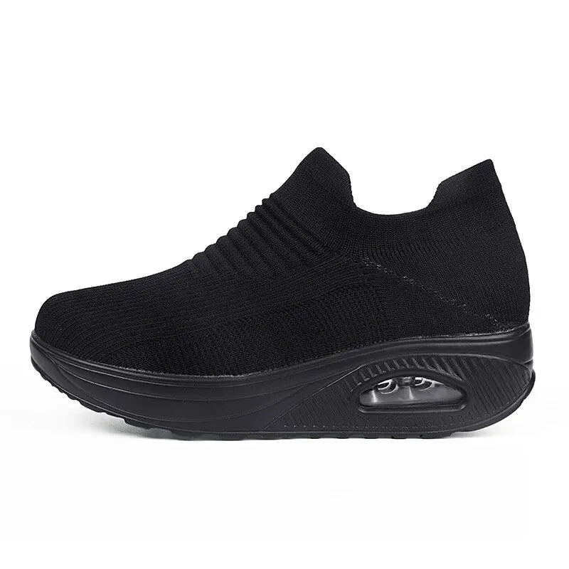 Zapatillas Casuales con cápsula mujer AQUAMODA Z1N Negro