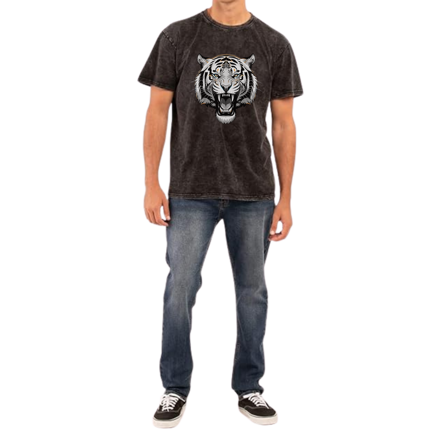 POLO EFECTO LAVADO HOMBRE TIGER