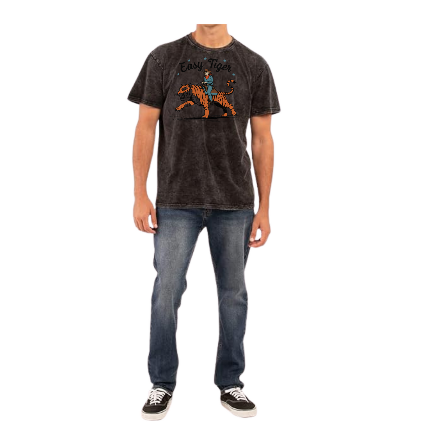 POLO EFECTO LAVADO TIGERS