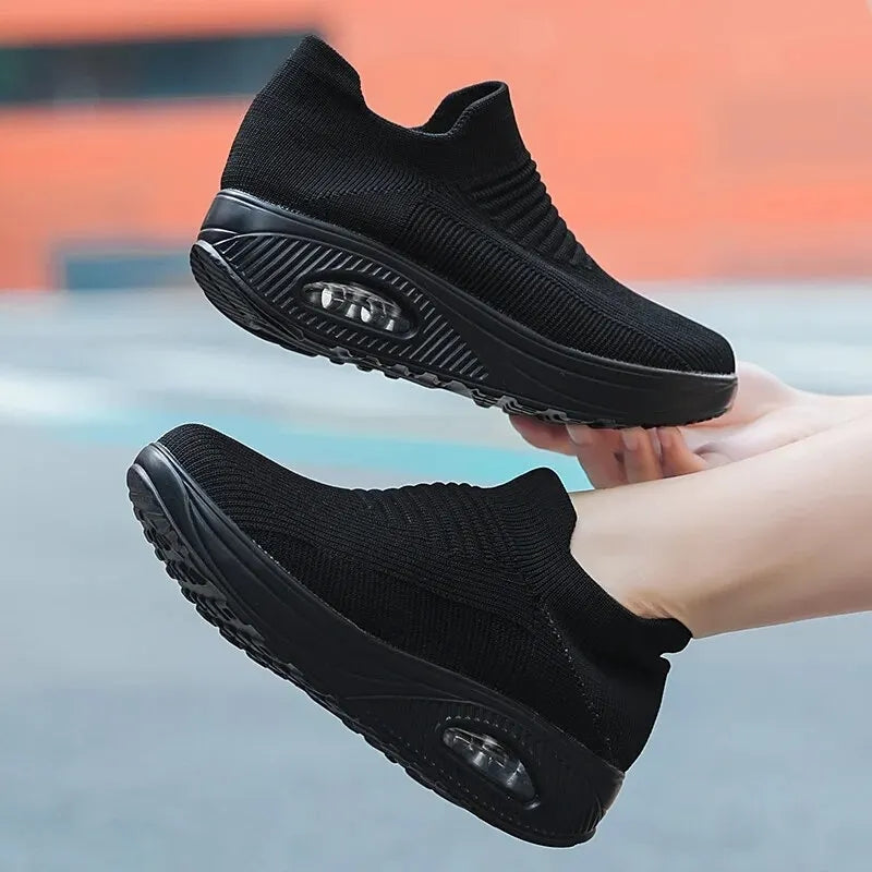 Zapatillas Casuales con cápsula mujer AQUAMODA Z1N Negro