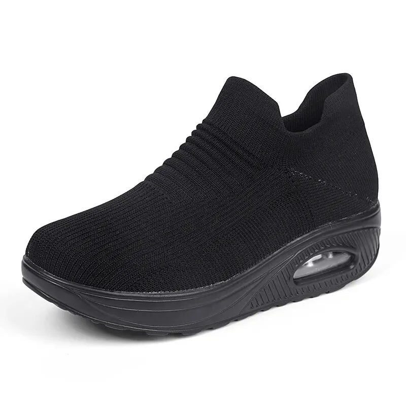 Zapatillas Casuales con cápsula mujer AQUAMODA Z1N Negro