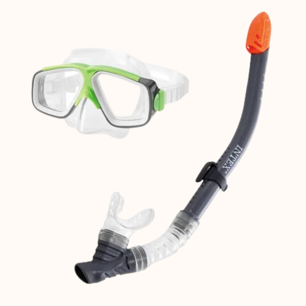 INTEX - Snorkel - Set de buceo Máscara y tubo Aquamoda SK1NV