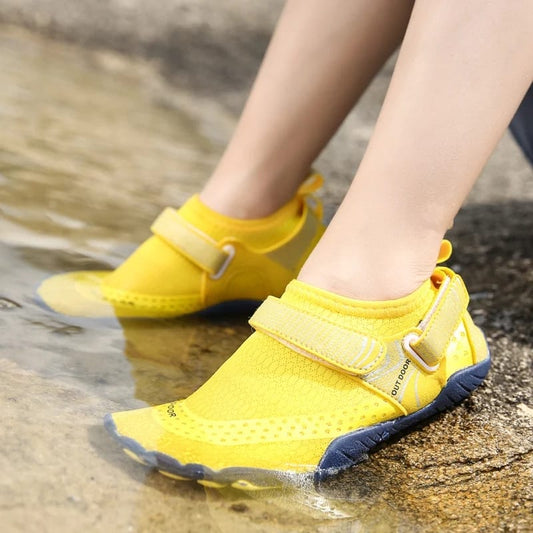 Aquashoes Niños Zapatos Aquaticos Aquamoda Niños N2APAM Amarillo