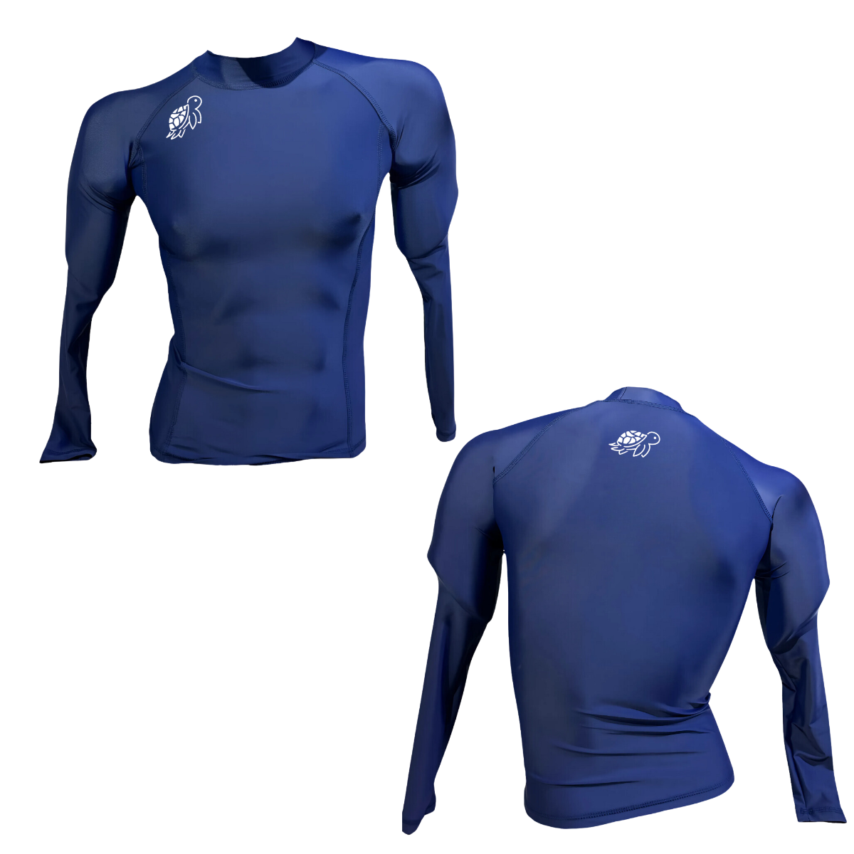 LICRA CON PROTECCION UV AQUAMODA TORTUGA LAMTOPLAH PLUS AZUL LOGO BLANCO REFLECTIVO