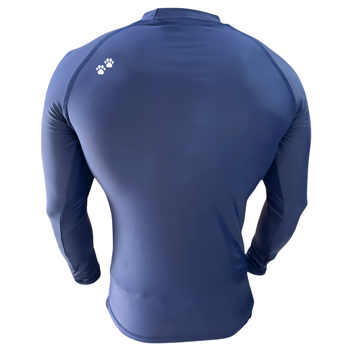 LICRA CON PROTECCIÓN UV AQUAMODA LAMOSAPLH OSO AZUL PLUS LOGO BLANCO REFLECTIVO