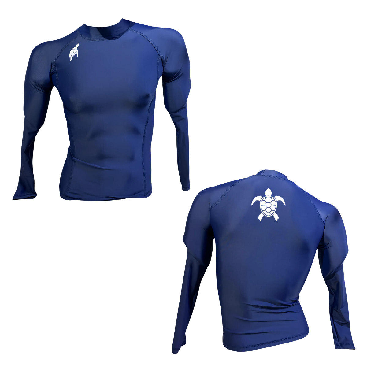 LICRA CON PROTECCIÓN UV AQUAMODA LAMTMNIA TORTUGA MARINA NIÑO AZUL LOGO BLANCO REFLECTIVO