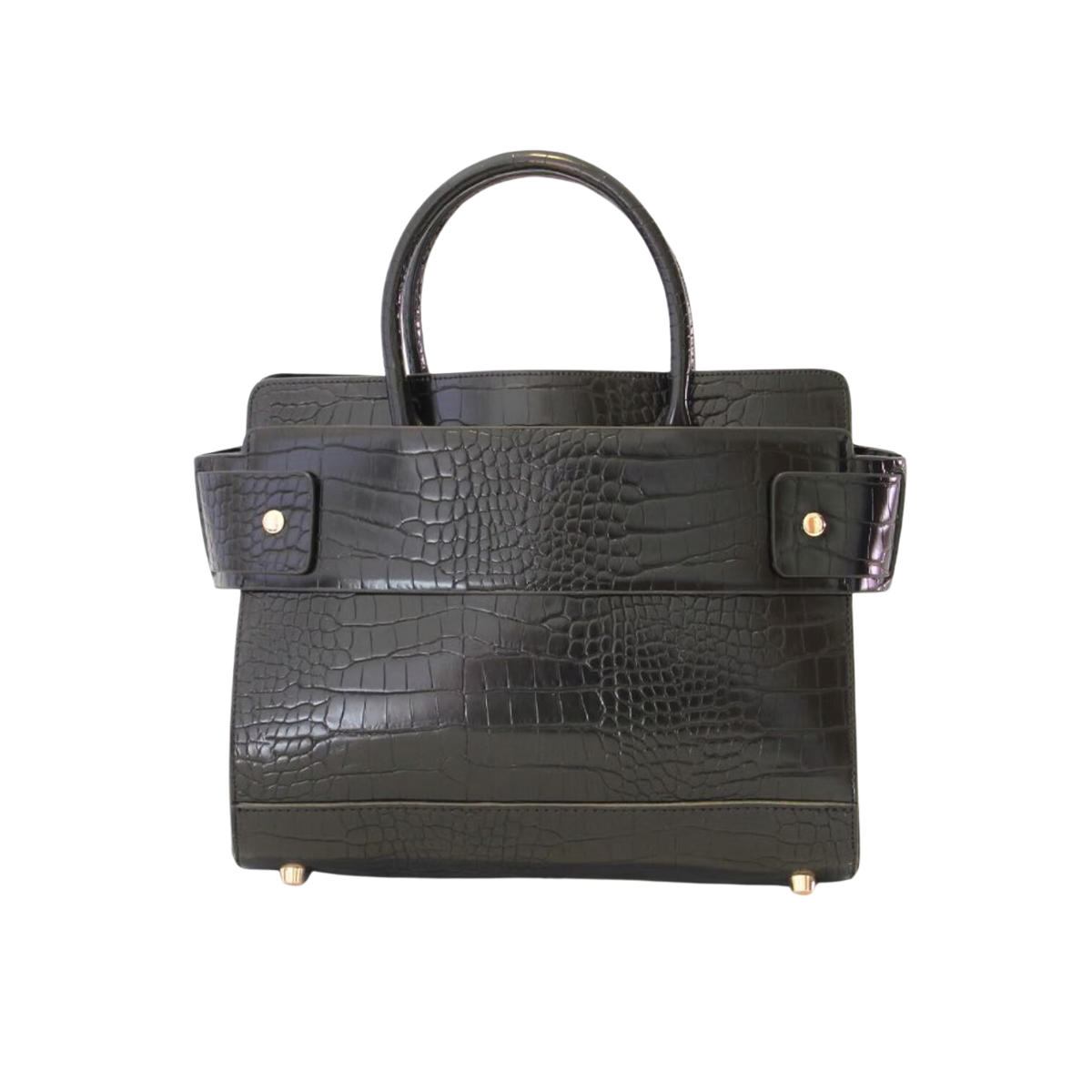 Bolso de Mano con Textura Nairobi BM1A Negro