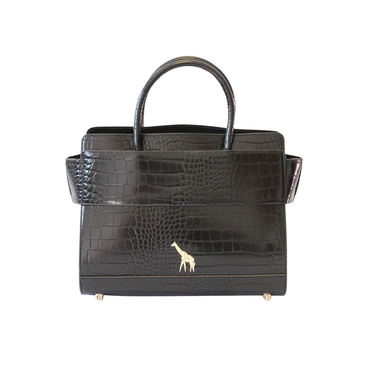 Bolso de Mano con Textura Nairobi BM1A Negro