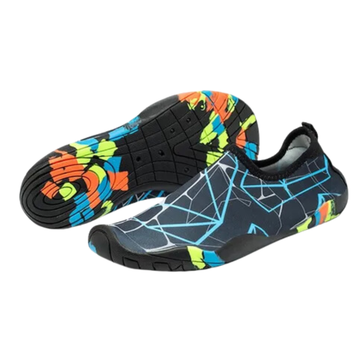 Aquashoes Zapatos Acuáticos Unisex Aquamoda M1AGEO azul líneas
