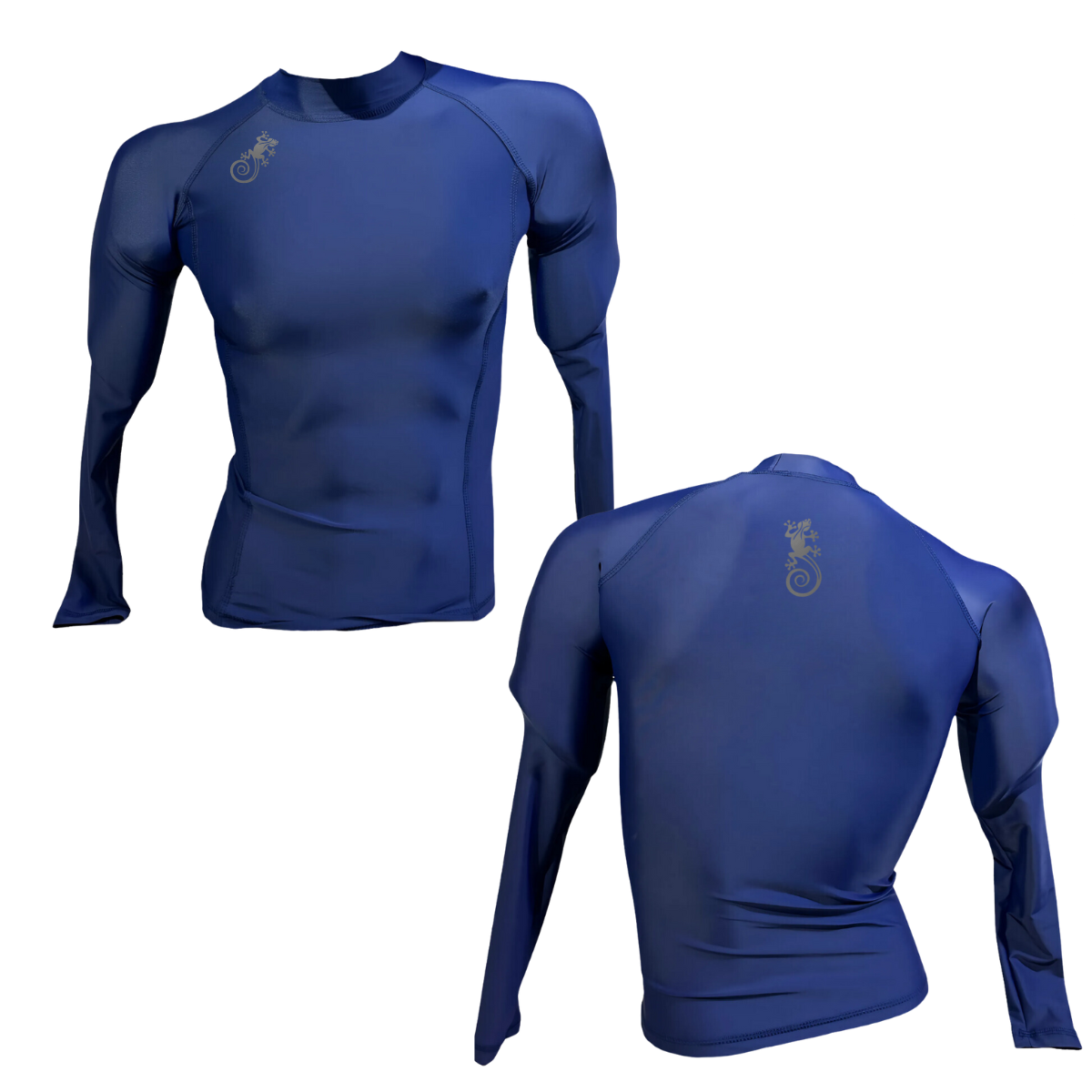 LICRA CON PROTECCION UV AQUAMODA LAMAPLGR PLUS AZUL LOGO GRIS REFLECTIVO