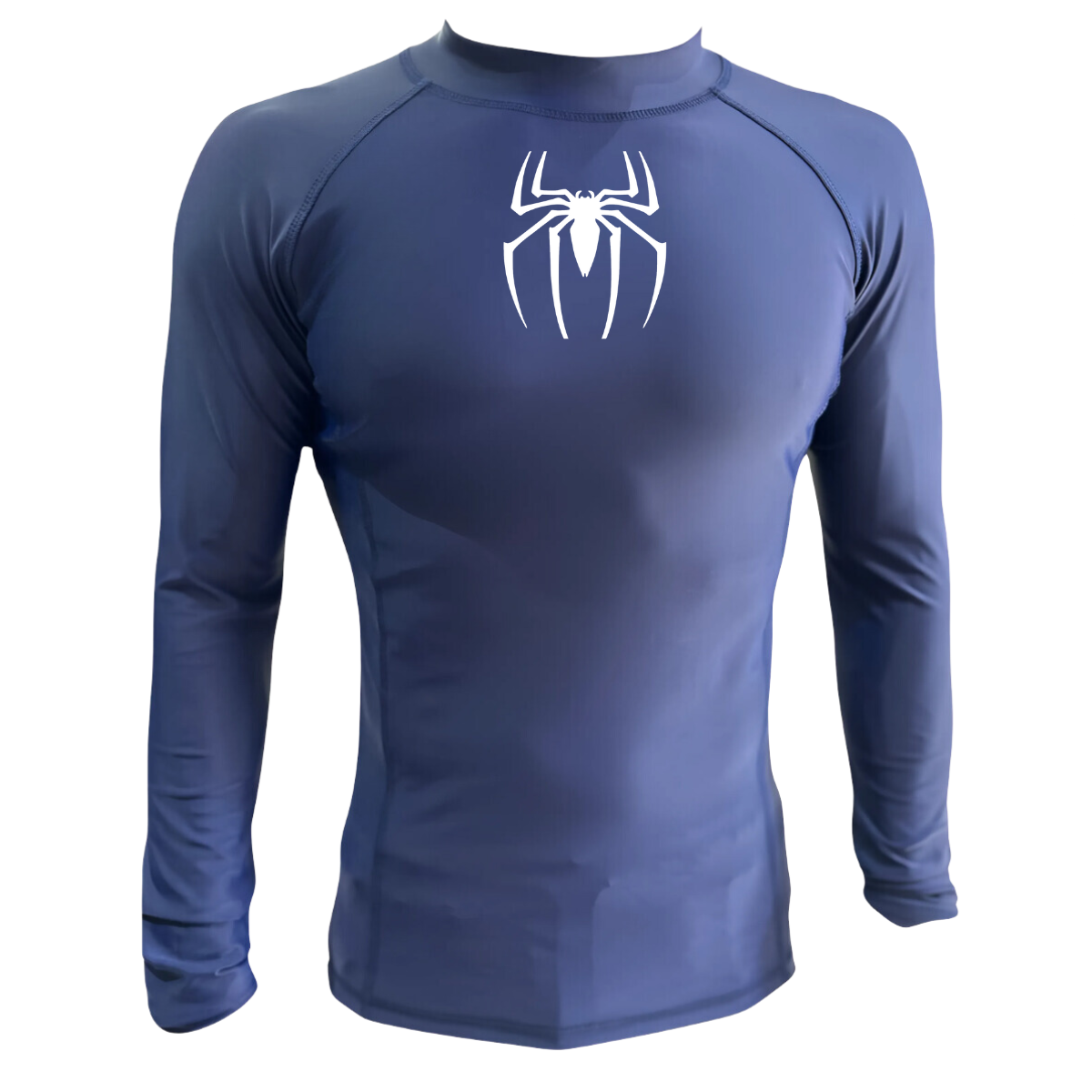 LICRA CON PROTECCION UV AQUAMODA LAMLARAPL PLUS ARAÑA AZUL LOGO BLANCO REFLECTIVO