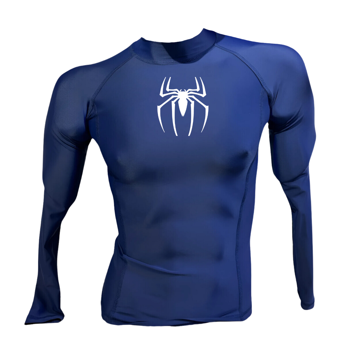 LICRA CON PROTECCION UV AQUAMODA LAMLARAPL PLUS ARAÑA AZUL LOGO BLANCO REFLECTIVO