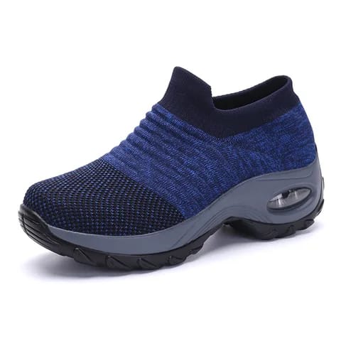 Zapatillas Casuales con cápsula mujer AQUAMODA M1AAJ azul jaspeado