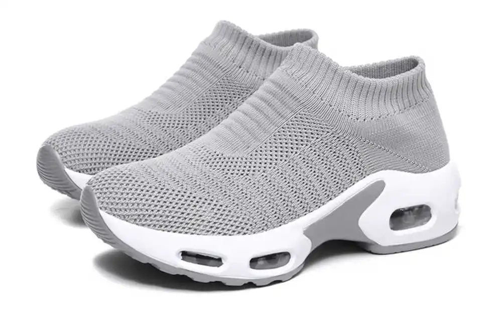Zapatillas Casuales con Capsula Mujer Aquamoda Z2PA Plomo