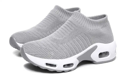 Zapatillas Casuales con Capsula Mujer Aquamoda Z2PA Plomo