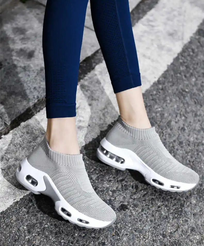 Zapatillas Casuales con Capsula Mujer Aquamoda Z2PA Plomo