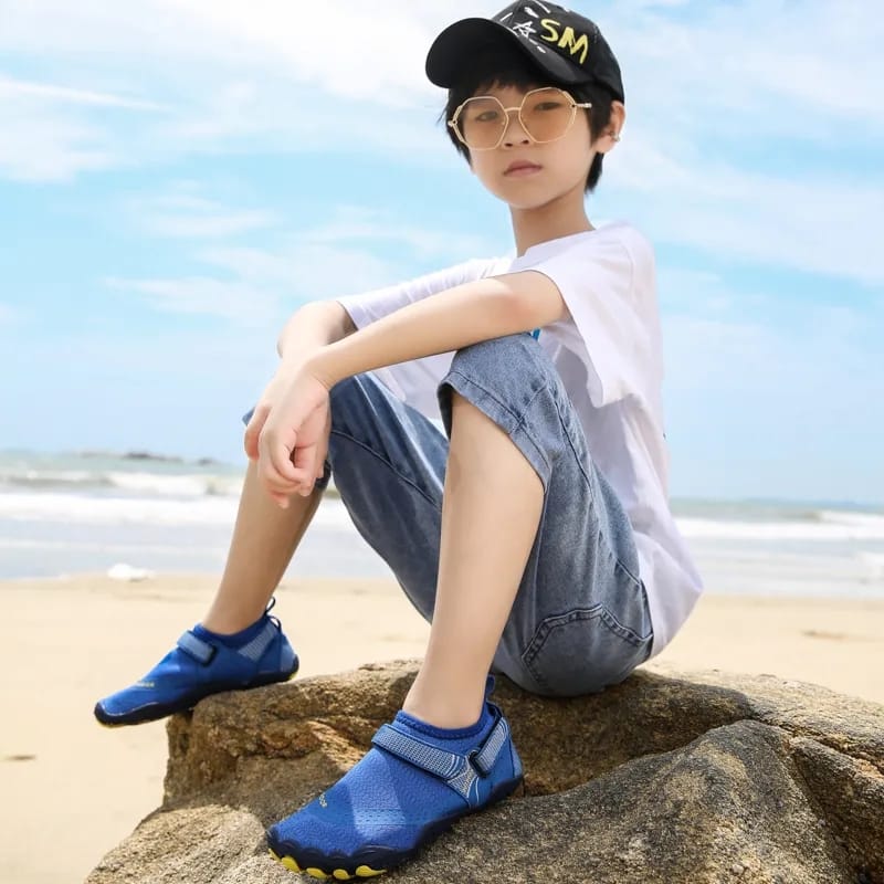 Aquashoes Niños Zapatos Acuaticos Aquamoda Niños N2APAZ Azul