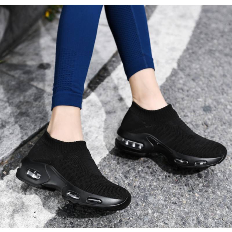 Zapatillas Casuales con Capsula Mujer Aquamoda Z2N Negro