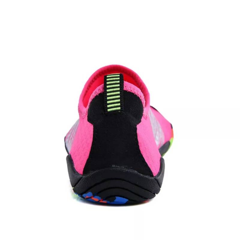 Aquashoes Zapatos Acuáticos AquaModa M1BFP  Fucsia Rayas Plateadas