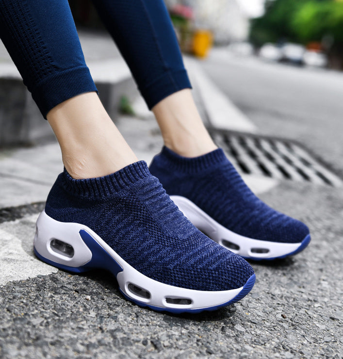 Zapatillas Casuales con Capsula Mujer Aquamoda Z2PAN AZUL noche
