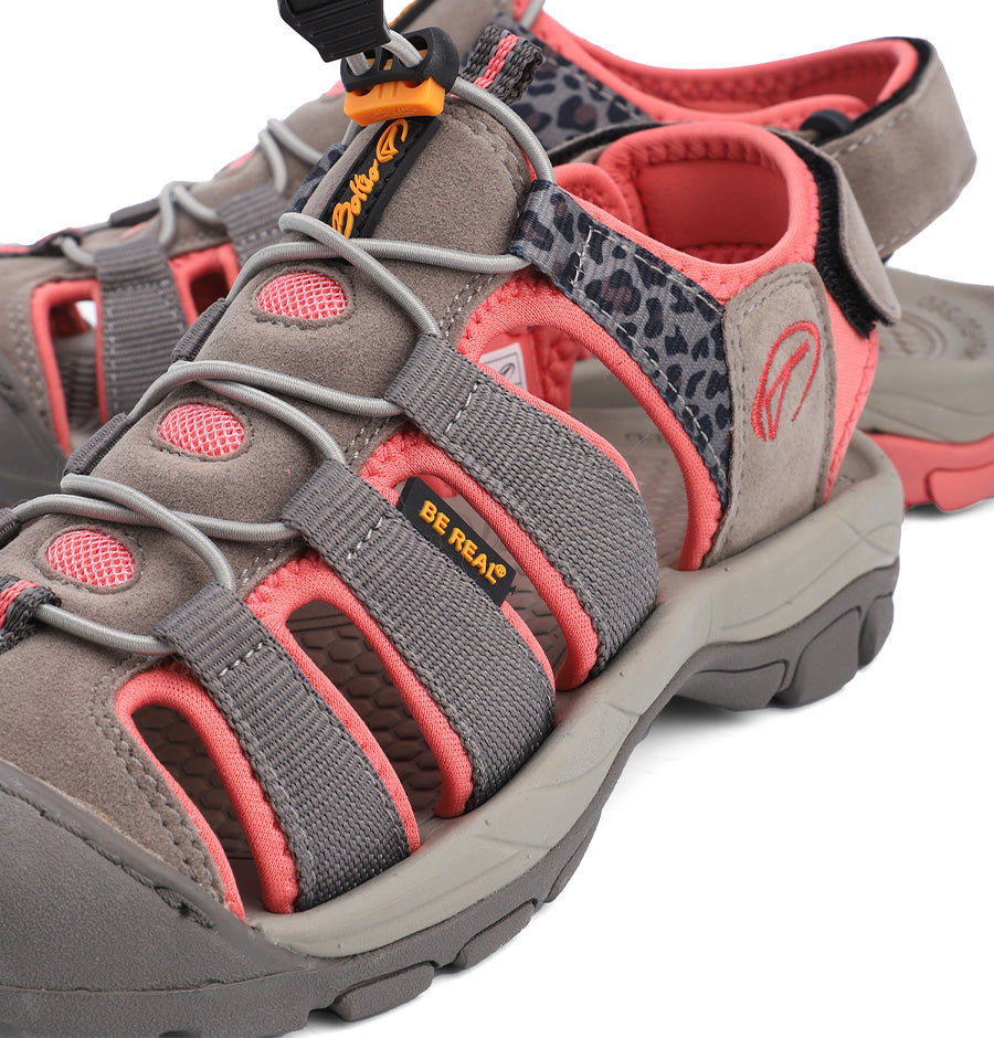 Sandalia Montañera Boltio Aquamoda Unisex SMB1GR Gris Rosado