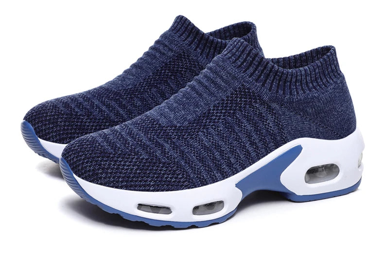 Zapatillas Casuales con Capsula Mujer Aquamoda Z2PAN AZUL noche