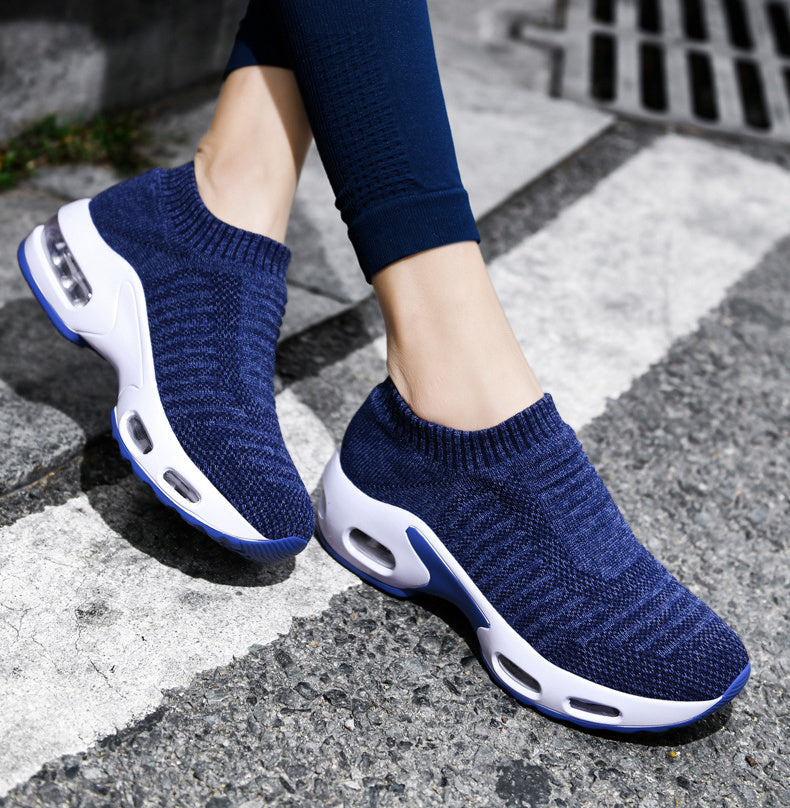 Zapatillas Casuales con Capsula Mujer Aquamoda Z2PAN AZUL noche